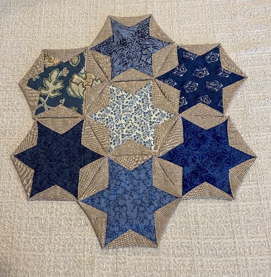 hexagon star mat - multiple